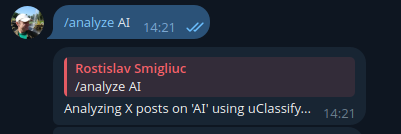 Analyze AI screenshot